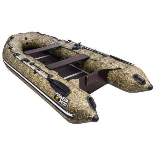 Надувная лодка Ривьера Компакт 3400 СК Камуфляж