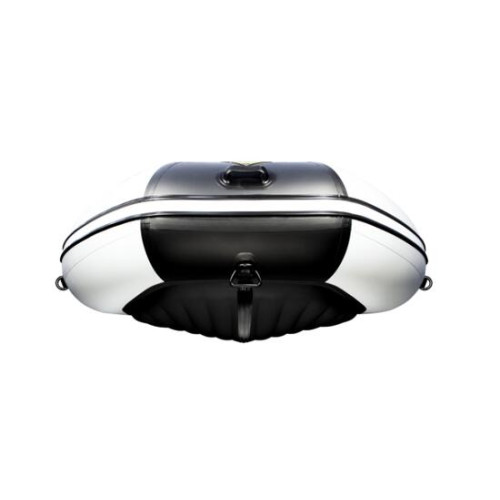 Надувная лодка Ривьера 3800 Килевое НДНД светло-серый/черный