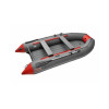 Надувная лодка Roger ЗЕФИР LT 3500 НДНД Тёмно-серый с красным