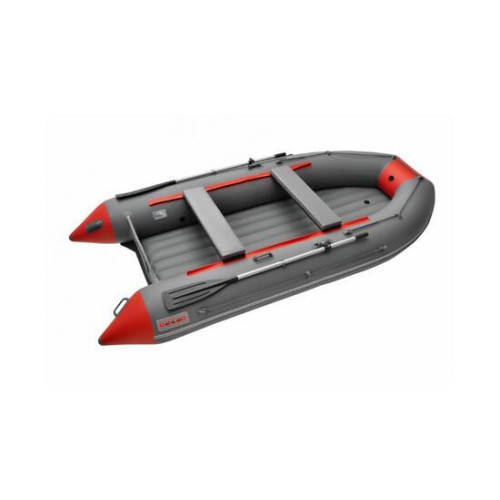 Надувная лодка Roger ЗЕФИР LT 3500 НДНД Тёмно-серый с красным