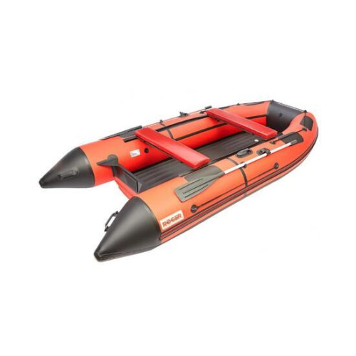 Надувная лодка Roger ЗЕФИР 3700 НДНД Красный с чёрным