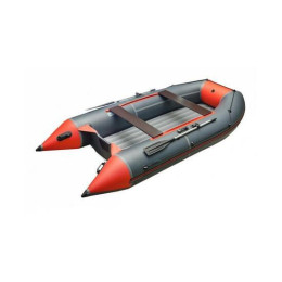 Надувная лодка Roger ЗЕФИР 3300 НДНД Тёмно-серый с оранжевым