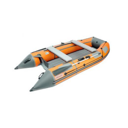 Надувная лодка Roger ЗЕФИР 3600 НДНД Оранжевый с тёмно-серым