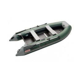 Надувная лодка Roger Hunter 3200 Киль Серый с зелёным