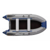 Надувная лодка Roger Hunter 3000 серый синий