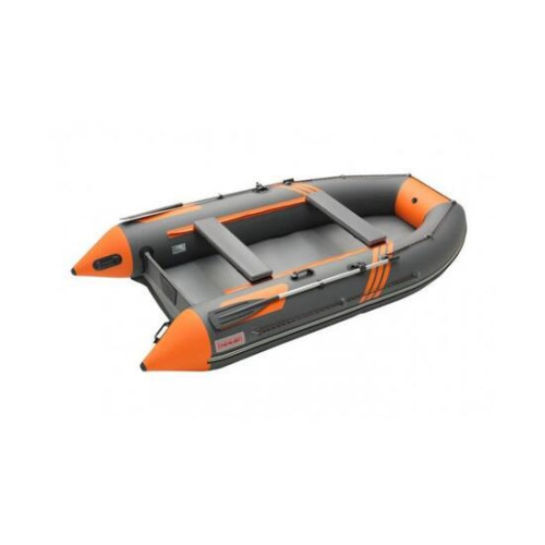 Надувная лодка Roger ЗЕФИР 4000 НДНД Тёмно-серый с оранжевым
