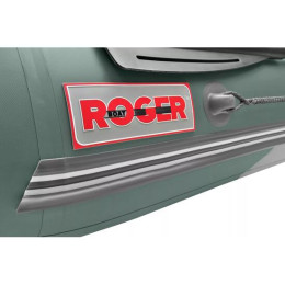 Надувная лодка Roger ЗЕФИР 3500 НДНД серый с зеленым