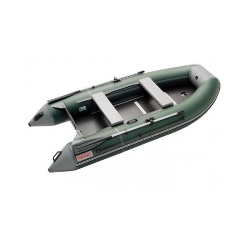 Надувная лодка Roger Hunter 3500 Киль Серый с зелёным