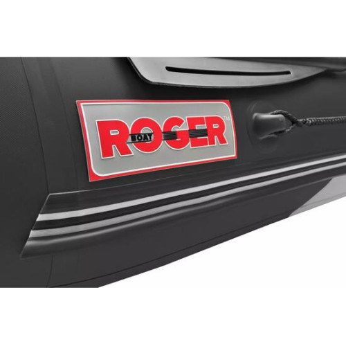 Надувная лодка Roger ЗЕФИР 3500 НДНД серый с черным