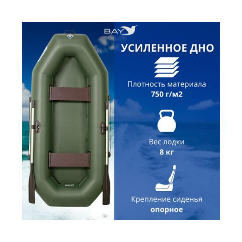 Лодка гребная Румб 260 РС