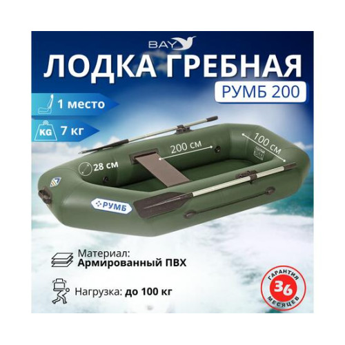 Лодка гребная Румб 200