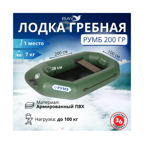 Лодка гребная Румб 200 ГР