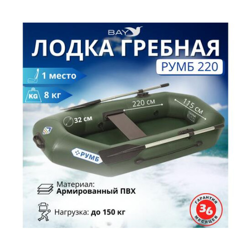 Лодка гребная Румб 220