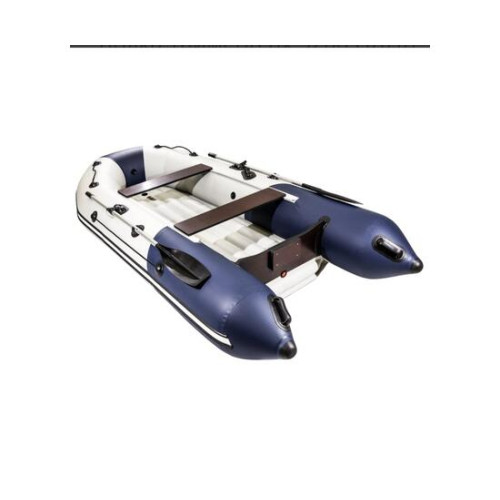Надувная лодка Таймень NX 3600 НДНД PRO светло серый/синий