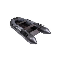 Надувная лодка Таймень NX 2850 СКК (слань-книжка киль) графит/чёрный