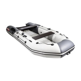 Надувная лодка Таймень NX 3600 НДНД PRO светло серый/графит