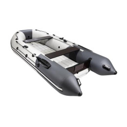Надувная лодка Таймень NX 3600 НДНД PRO светло серый/графит