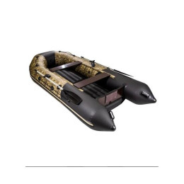 Надувная лодка Таймень NX 3600 НДНД PRO камуфляж камыш/чёрный
