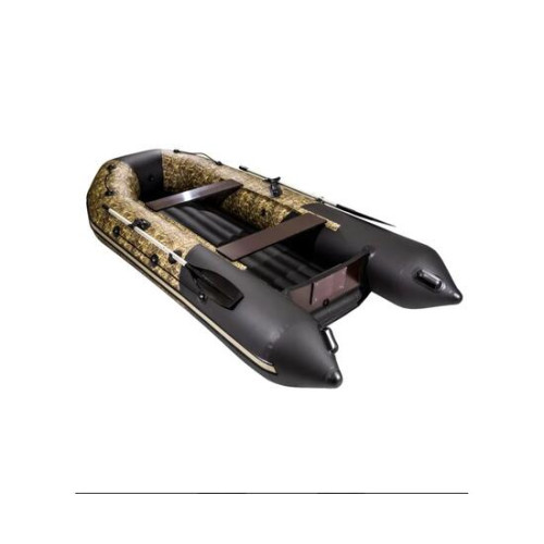 Надувная лодка Таймень NX 3600 НДНД PRO камуфляж камыш/чёрный