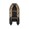 Надувная лодка Таймень NX 3600 НДНД PRO камуфляж камыш/чёрный