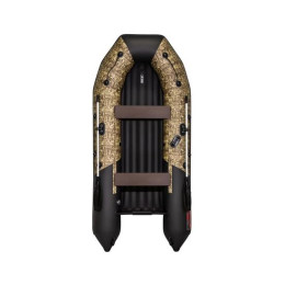 Надувная лодка Таймень NX 3600 НДНД PRO камуфляж камыш/чёрный