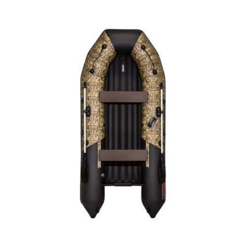 Надувная лодка Таймень NX 3600 НДНД PRO камуфляж камыш/чёрный