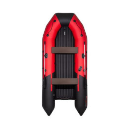 Надувная лодка Таймень NX 4000 НДНД PRO красный/черный