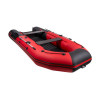 Надувная лодка Таймень NX 4000 НДНД PRO красный/черный