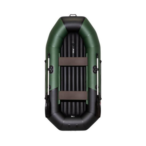 Надувная лодка Таймень NX 270 НД комби зеленый/черный