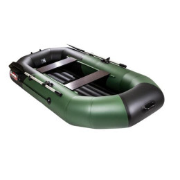 Надувная лодка Таймень NX 270 НД комби зеленый/черный