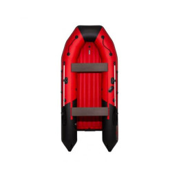 Надувная лодка Таймень RX 3700 НДНД красный/черный