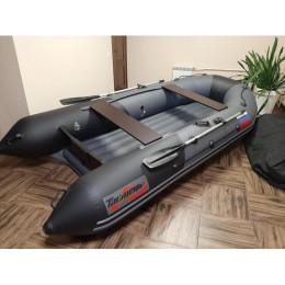 Надувная лодка Таймень NX 3800 НДНД PRO Графит/черный