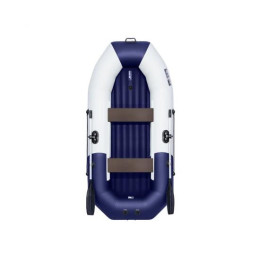 Надувная лодка Таймень NX 270 НД Комби cветло-серый / синий