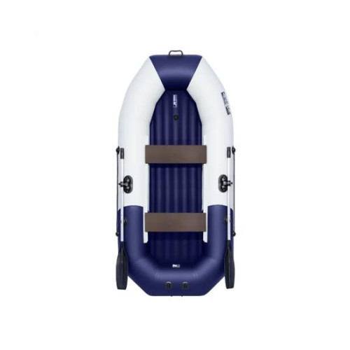 Надувная лодка Таймень NX 270 НД Комби cветло-серый / синий