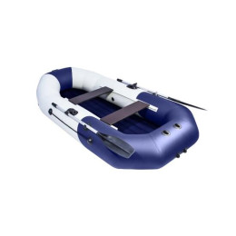 Надувная лодка Таймень NX 270 НД Комби cветло-серый / синий