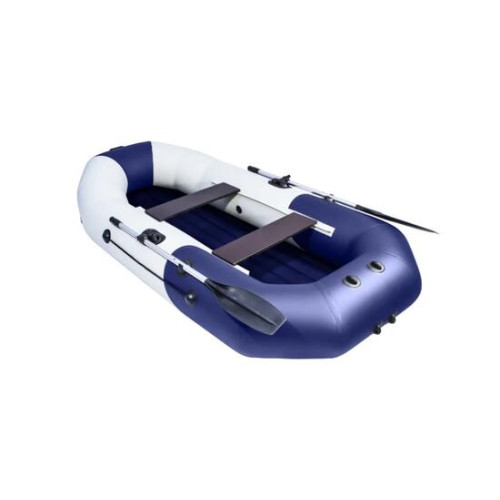 Надувная лодка Таймень NX 270 НД Комби cветло-серый / синий