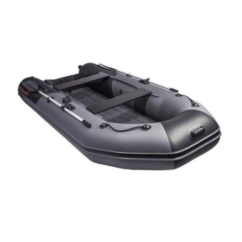Надувная лодка Таймень NX 3400 НДНД PRO графит/черный