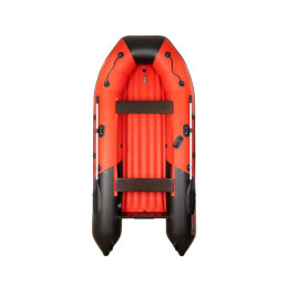 Надувная лодка Таймень NX 3400 НДНД PRO красный-черный