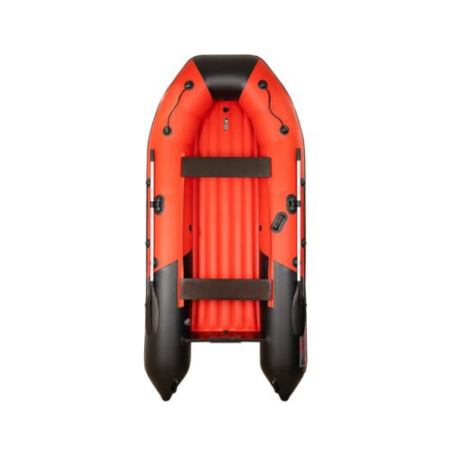 Надувная лодка Таймень NX 3400 НДНД PRO красный-черный