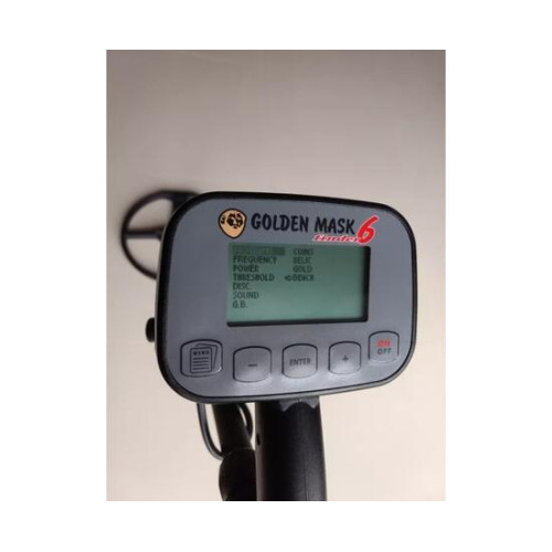 Металлоискатель Golden Mask 6 LITE (три частоты 5 кГц - 15 кГц - 30 кГц)