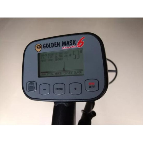 Металлоискатель Golden Mask 6 LITE (три частоты 5 кГц - 15 кГц - 30 кГц)