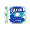 Леска рыболовная Owner BROAD диаметр 0.08 мм, длина 100 м, цвет: Natural Clear