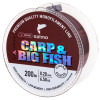 Леска моно. Salmo Diamond CARP & BIG FISH FLUORO COATED Dark Brown 200/034