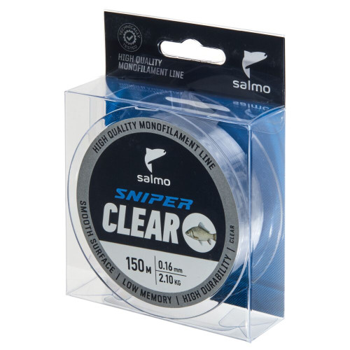 Леска моно. Salmo Sniper CRUCIAN Clear 150/018