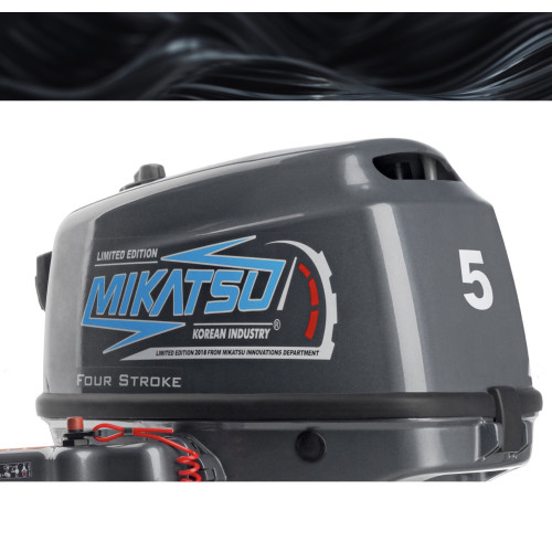 Лодочный мотор (4т) MIKATSU MF 5 FHS (аналог 6 л.с) + Внешний топливный бак 12л.