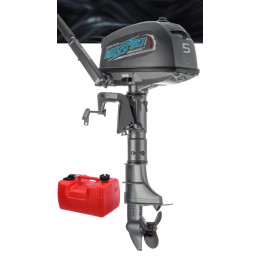 Лодочный мотор (2т) MIKATSU M 5 FHS + Внешний топливный бак 12л.