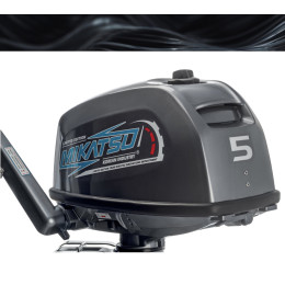 Лодочный мотор (2т) MIKATSU M 5 FHS + Внешний топливный бак 12л.