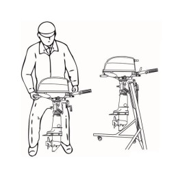 Лодочный мотор Tohatsu MFS 5D DS (2020год) встроенный бак