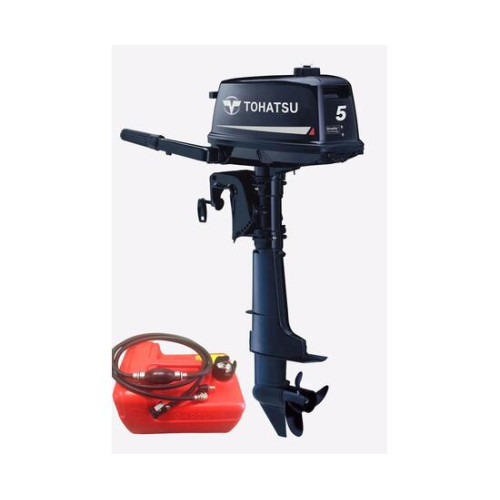 Лодочный мотор Tohatsu M 5 BDS с внешним баком на 12 л