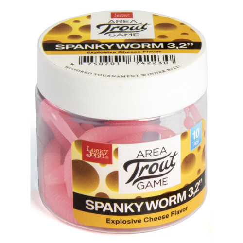 Слаги съедобные искусственные LJ Pro Series SPANKY WORM 3,2in (08.00)/026 10шт.